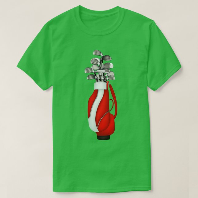 Id Rather Be Golfing T-Shirt (Design Front)