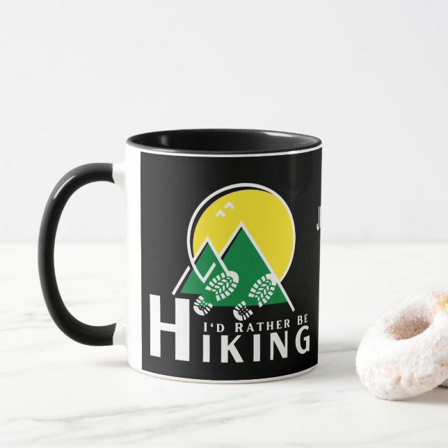 I'd Rather Be Hiking Mug (With Donut)