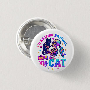 I'd Rather Be Home.... 3 Cm Round Badge