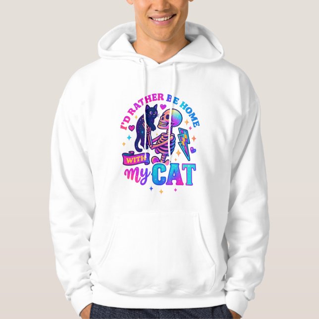 I'd Rather Be Home.... Hoodie (Front)