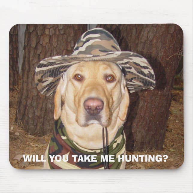 I'd Rather be Hunting Mouse Mat (Front)