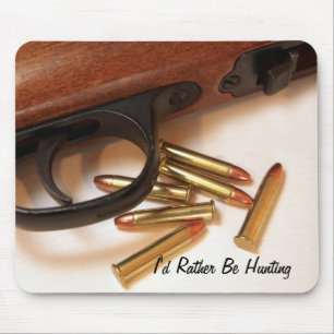 I'd Rather Be Hunting mousepad