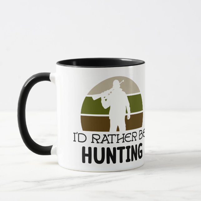 I'D RATHER BE HUNTING |  MUG (Left)