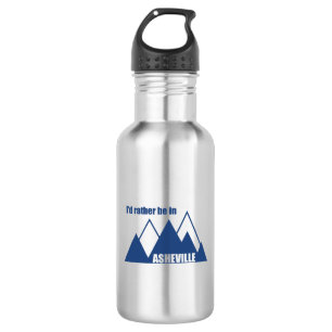 I'd Rather Be In Asheville North Carolina Mountain 532 Ml Water Bottle