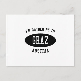 I'd Rather Be in Graz, Austria Postcard