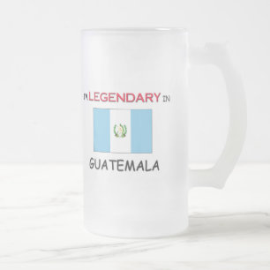 I'd Rather Be In GUATEMALA Frosted Glass Beer Mug