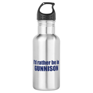 I'd Rather Be In Gunnison Colorado 532 Ml Water Bottle