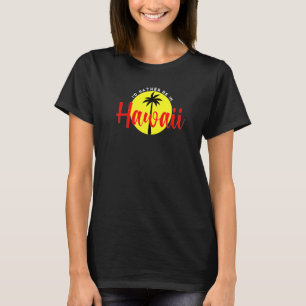 I'd Rather Be in Hawaii - Beach Vacation Blue Prem T-Shirt