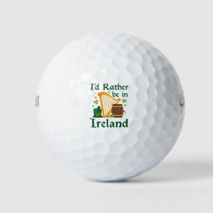 I'd Rather Be in Ireland Golf Balls