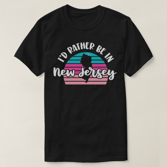 I'd Rather Be In New Jersey Pullover  (Design Front)