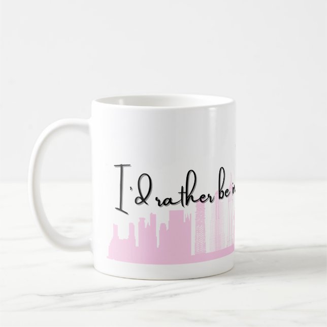 I'd Rather Be in New York City Travel Mug (Left)