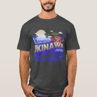 Id Rather Be In Okinawa Japan Vintage Souvenir T T-Shirt