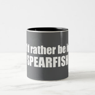 I'd Rather Be In Spearfish South Dakota Two-Tone Coffee Mug