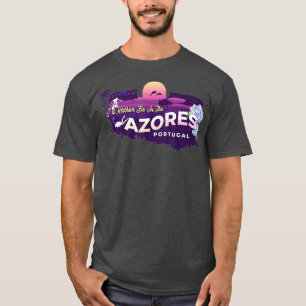Id Rather Be In The Azores Portugal Vintage T-Shirt