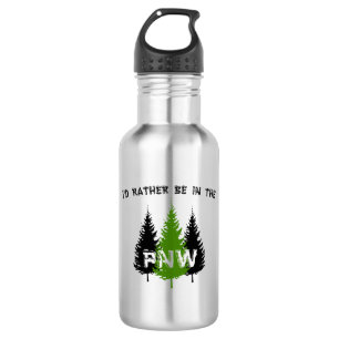 I'd Rather Be In The Pacific Northwest 532 Ml Water Bottle