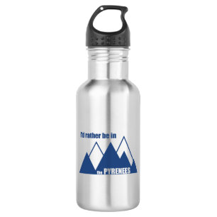 I'd Rather Be In The Pyrenees Mountain 532 Ml Water Bottle