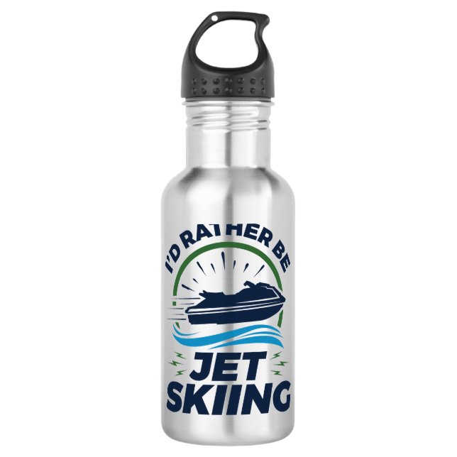 I'd Rather Be Jet Skiing 710 Ml Water Bottle (Front)