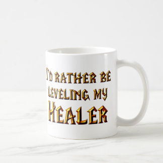 I'd Rather Be Levelling My Healer Coffee Mug