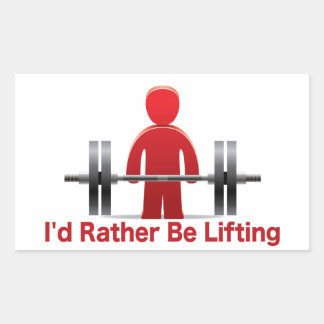 I'd Rather Be Lifting Stickers