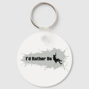 I'd Rather Be Mountain Climbing 1 Key Ring