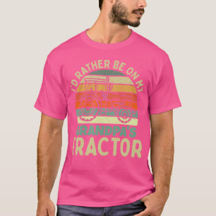 I'D Rather Be On My Grandpas Tractor T-Shirt