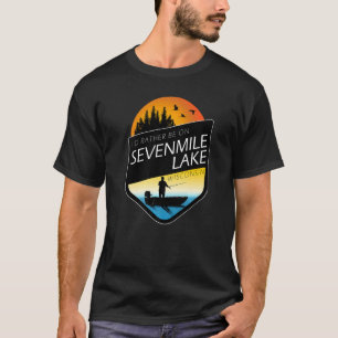 I'd Rather Be On Sevenmile Lake Wisconsin Fishing T-Shirt