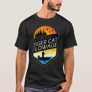 I'd Rather Be On Tiger Cat Flowage Wisconsin Fishi T-Shirt