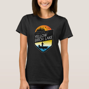 I'd Rather Be On Yellow Birch Lake Wisconsin Fishi T-Shirt