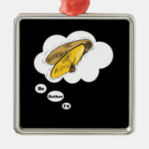 i'd rather be playing Cymbals Metal Tree Decoration