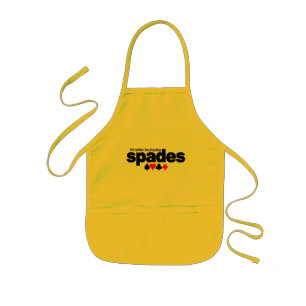 I'd Rather Be Playing Spades apron - choose style