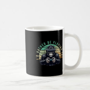 I'd Rather Be Playing Tag Monke Tag Vr Monke Gamer Coffee Mug