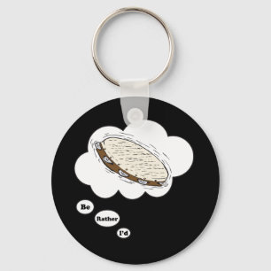 i'd rather be playing Tambourine 5 Key Ring