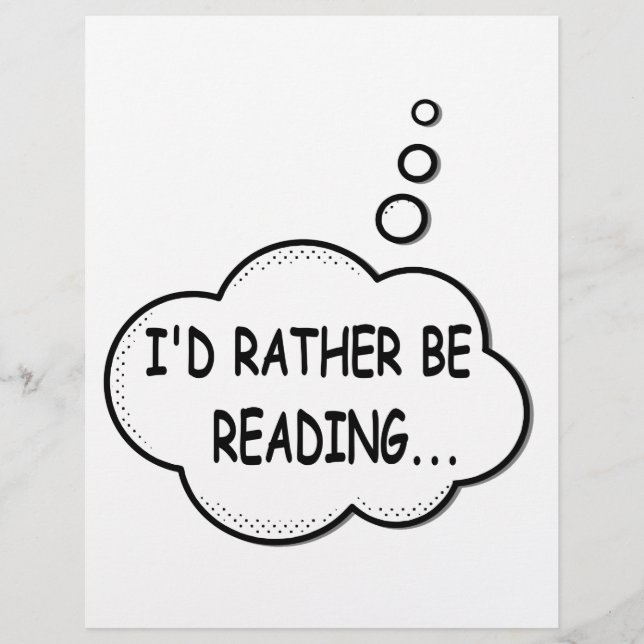 I'd Rather Be Reading (Front)
