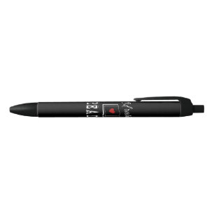 I'd rather be reading black ink pen