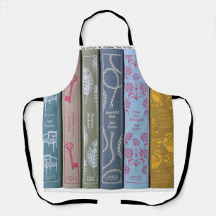 i'd rather be reading Jane Austen Apron
