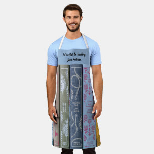 i'd rather be reading Jane Austen Apron