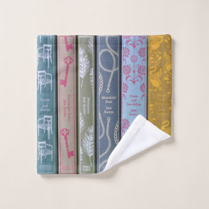 i'd rather be reading Jane Austen Wash Cloth
