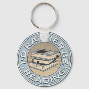 I'd rather be reading key ring