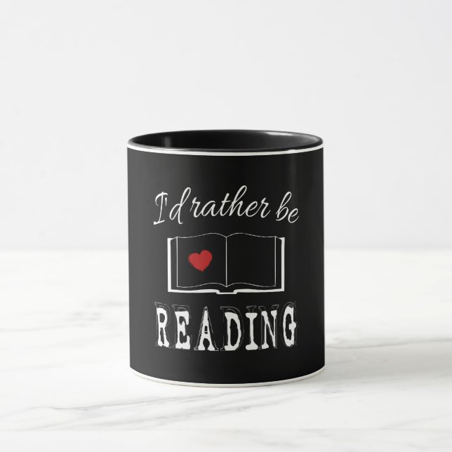 I'd rather be reading mug (Center)