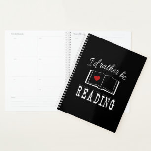 I'd rather be reading planner