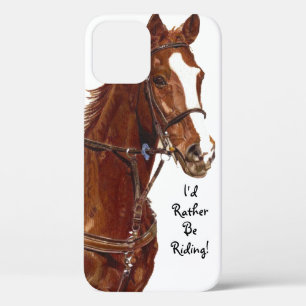 I'd Rather Be Riding! Horse OtterBox iPhone Case