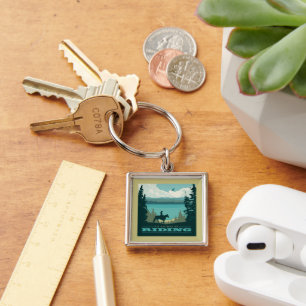 I'd Rather Be Riding Key Ring