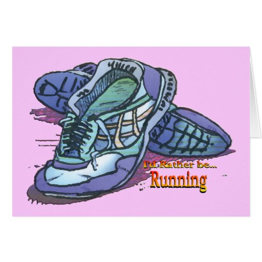 Image of I'd Rather Be Running - Sneakers