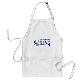 I'd Rather Be Sailing Standard Apron