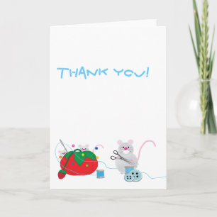 I'd rather be sewing! thank you card