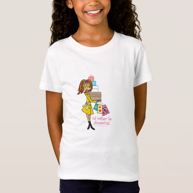 I'd rather be shopping T-Shirt (Front)