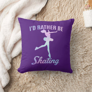 I'd Rather Be Skating Cushion