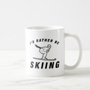 I'd Rather Be Skiing Coffee Mug