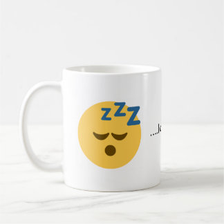 I'd Rather Be Sleeping Emoji Coffee Mug