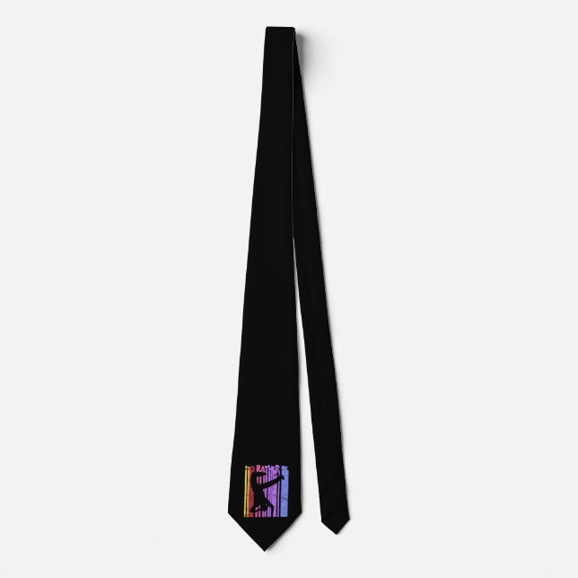 I'd Rather Be Street Dancing Hip Hop Breakdance Tie (Front)